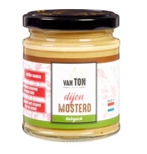 Mosterd Dijon van Van TON, 6 x 170 g